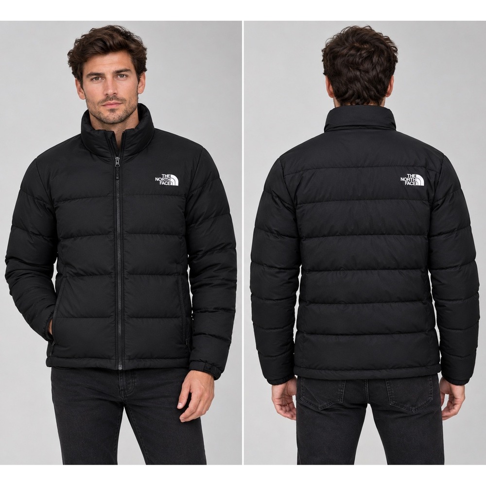 The North Face Aconcagua 3 Jacket TNF Black Mens Puffer brand New Large
